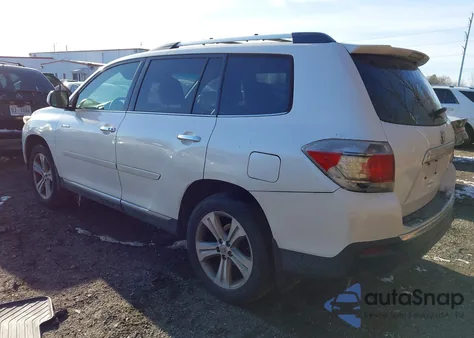 2013 Toyota Highlander Limited V6 z USA, uszkodzony, nr VIN 5TDDK3EH0DS205977